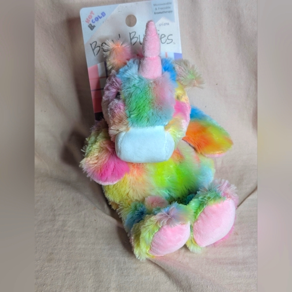 Bead Buddies Hot & Cold Microwavable/Freezable/Aromatherapy Unicorn-NEW